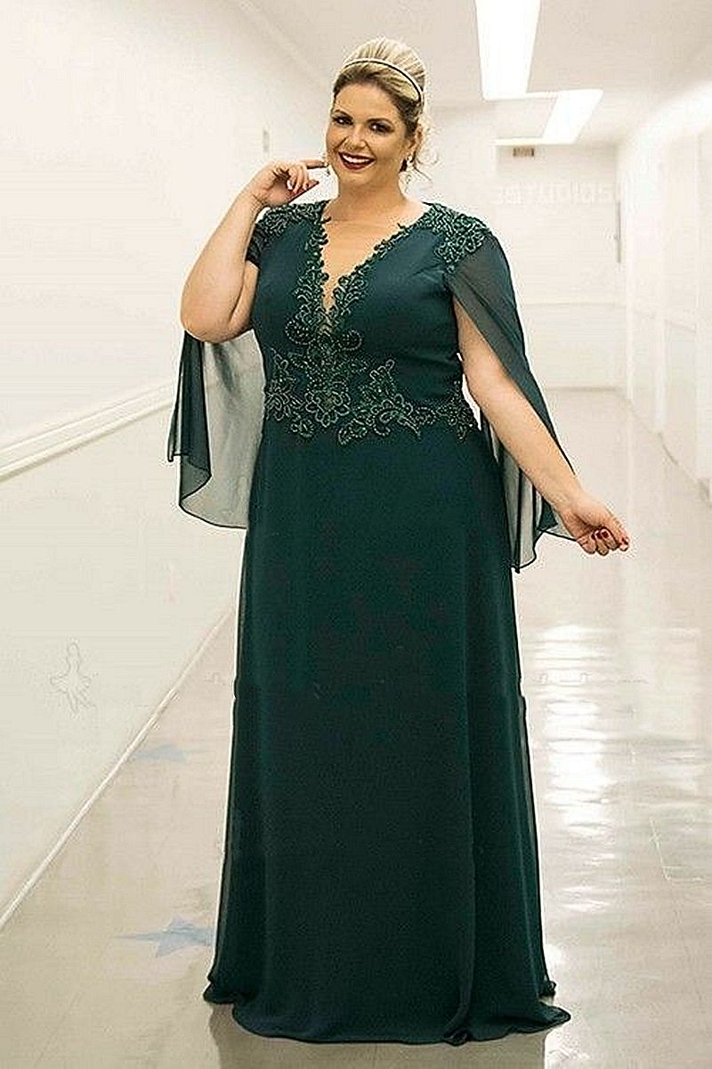 plus size dresses to wear to a wedding with sleeves