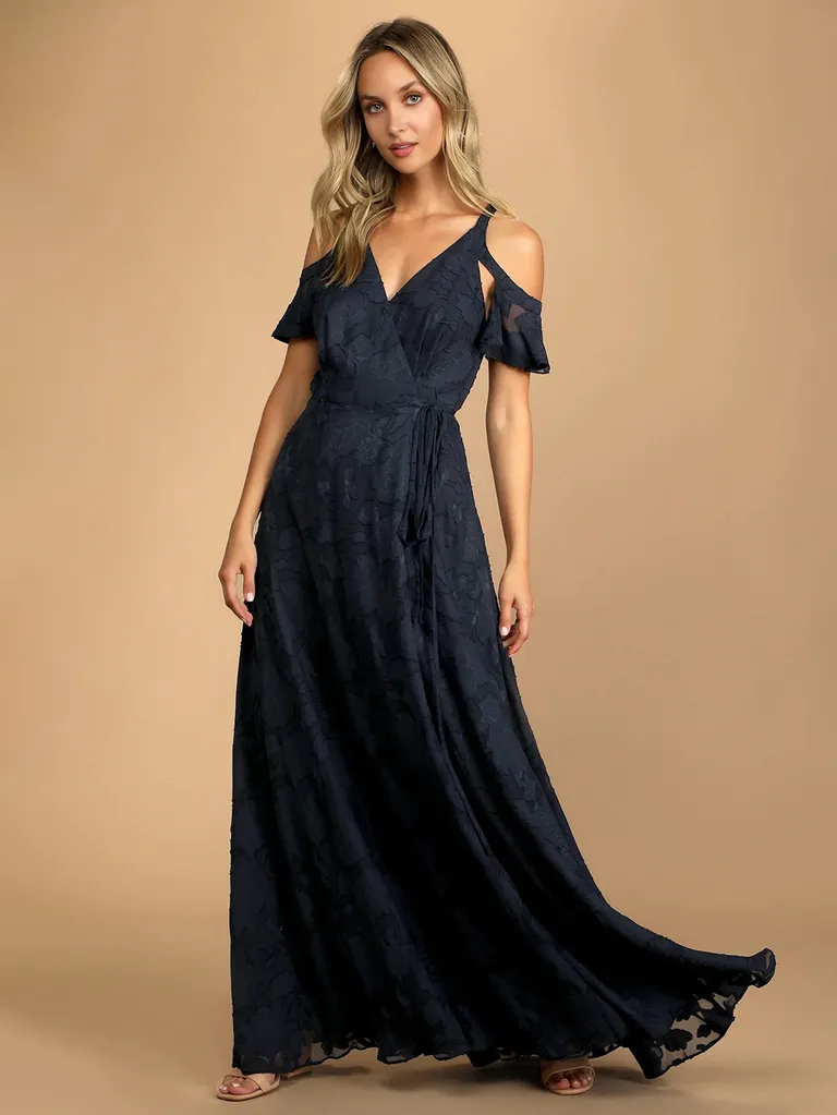 maxi wedding guest dresses