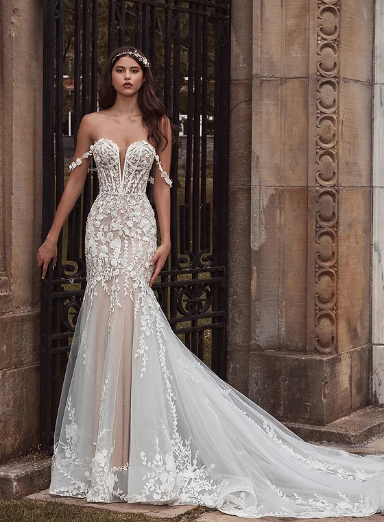 calla blanche wedding dresses