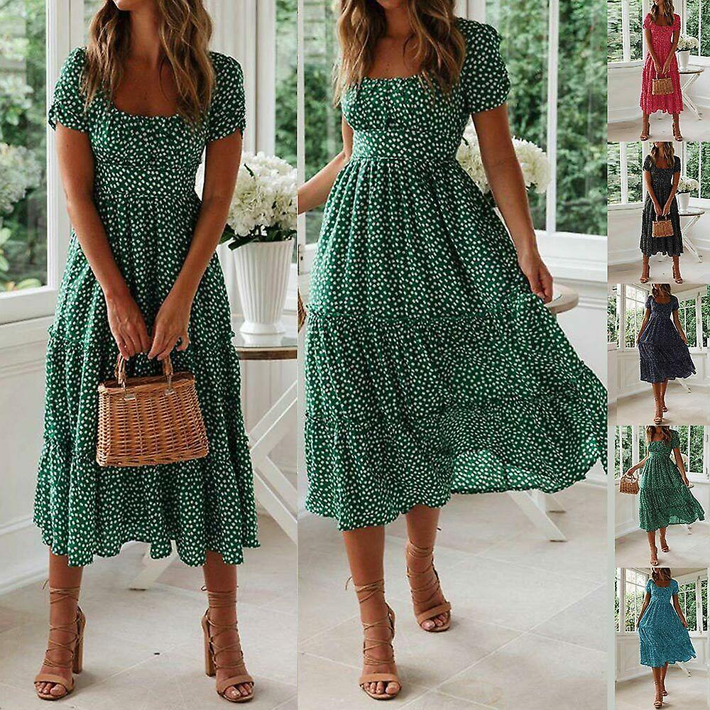 midi summer dresses for women