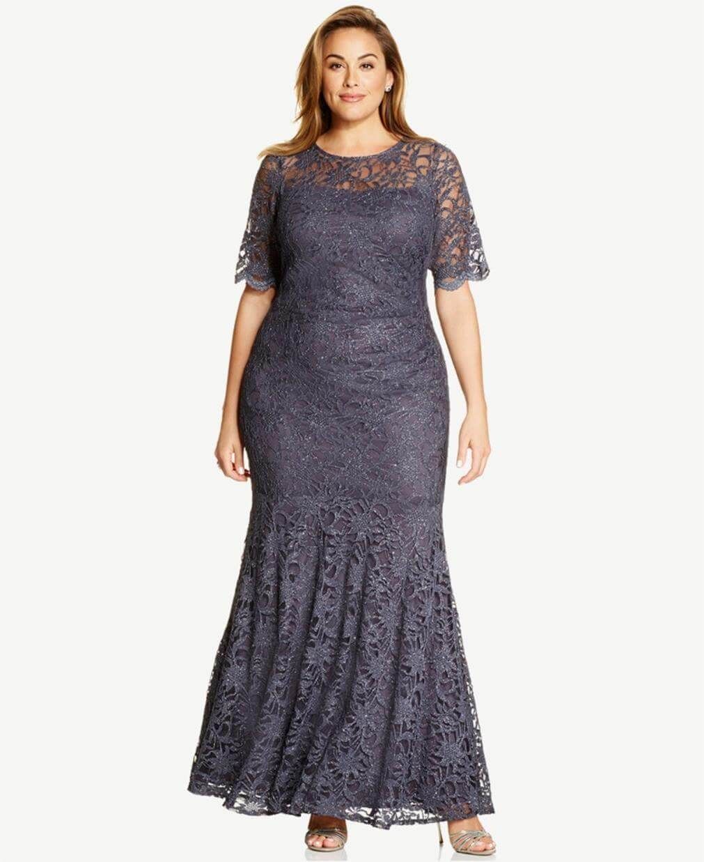 macy's plus size dresses for wedding guest