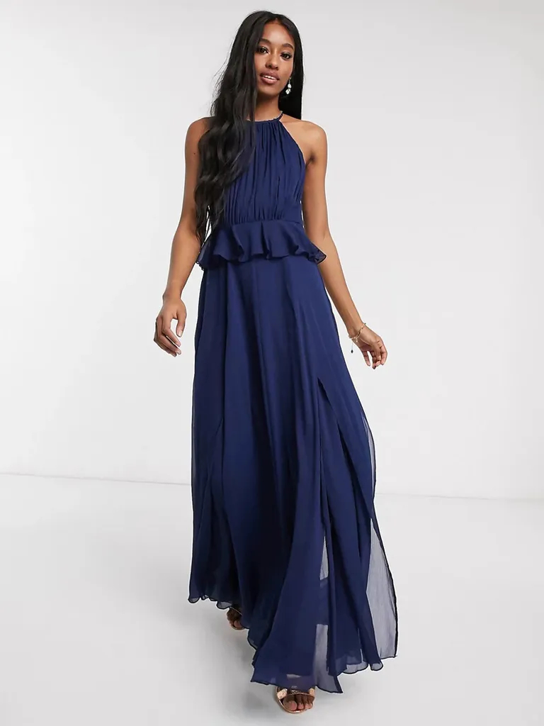 maxi wedding guest dresses