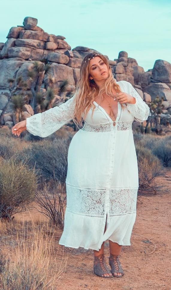 Boho plus size dresses