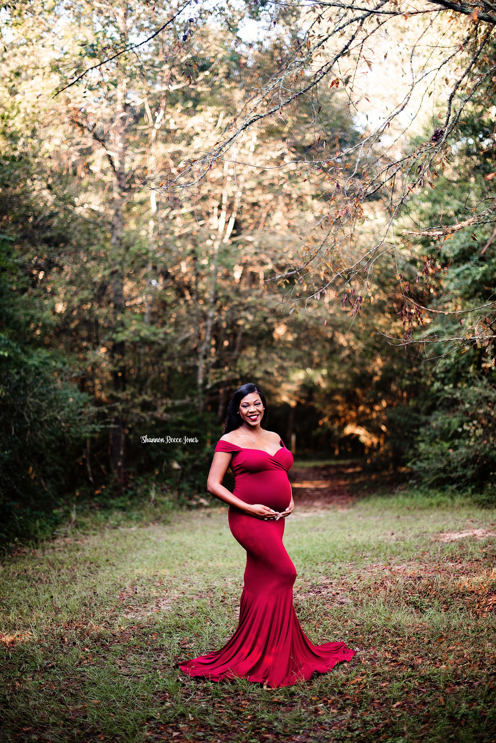 Fall maternity dress