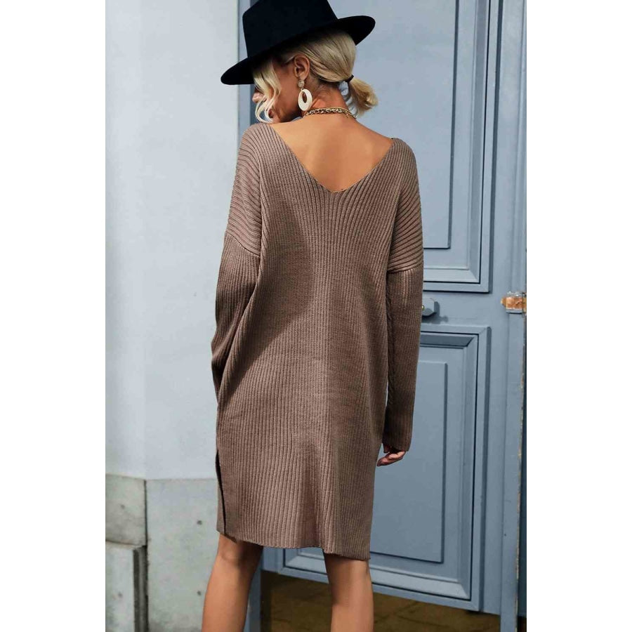 rib knit dress