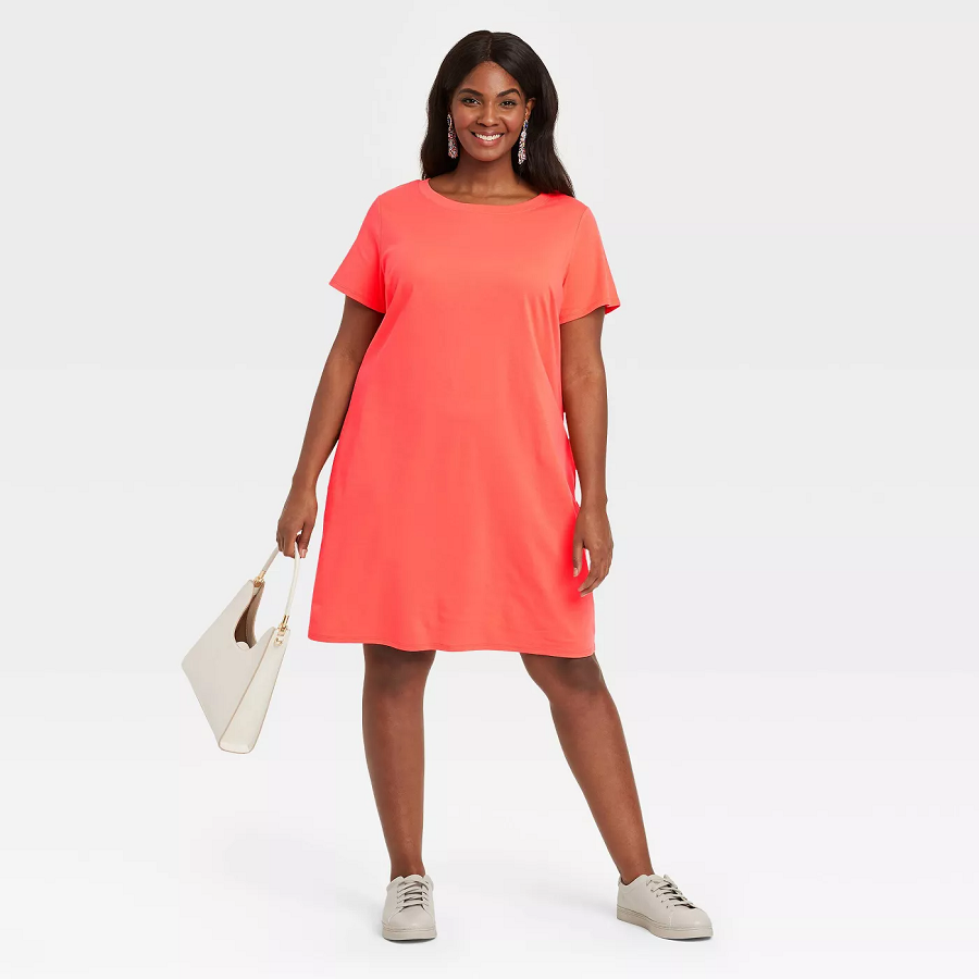 T shirt dress plus size