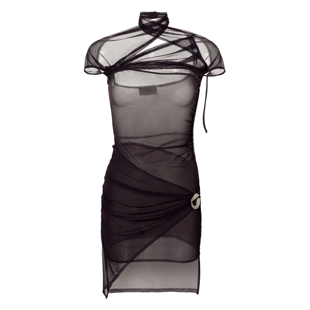 Sheer mesh dress