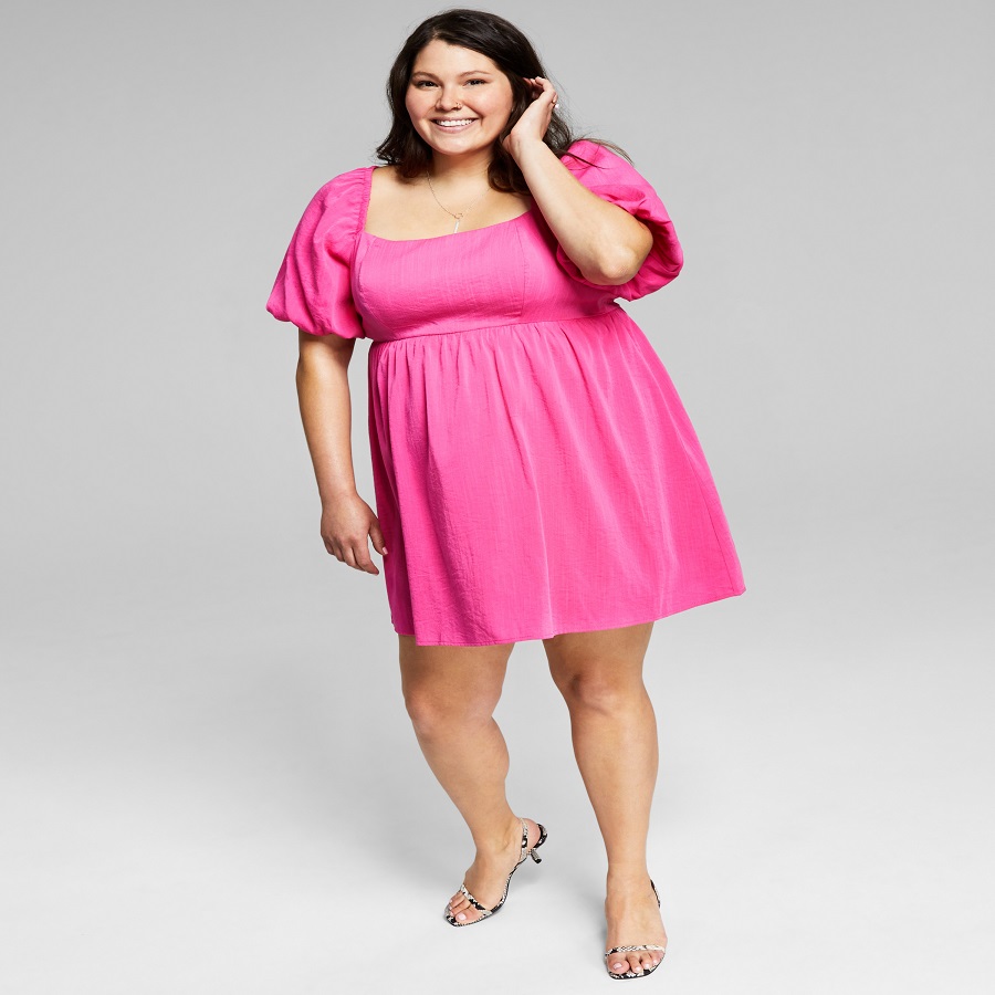 plus size babydoll dress