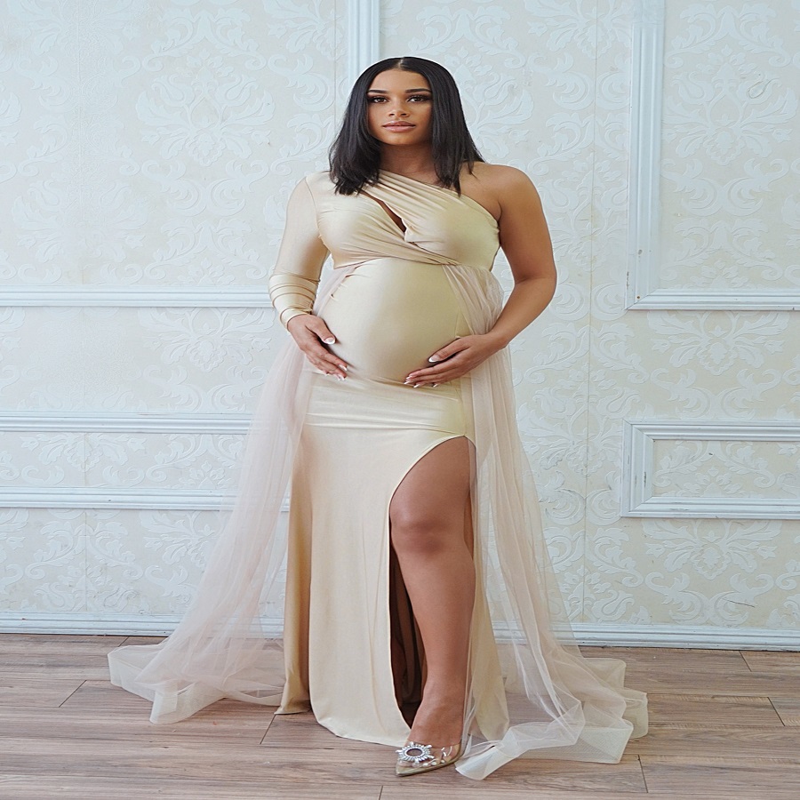 Tulle maternity dress