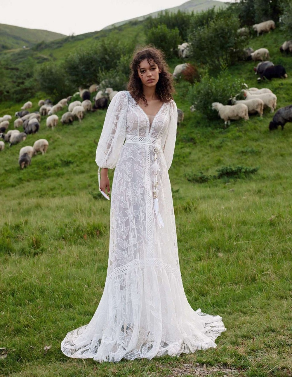 boho-style-wedding-dress-with-macrame-and-lace