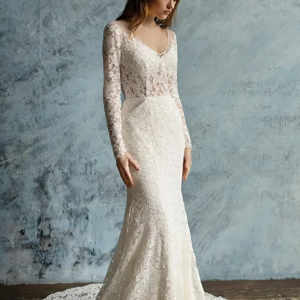 lace wedding dress