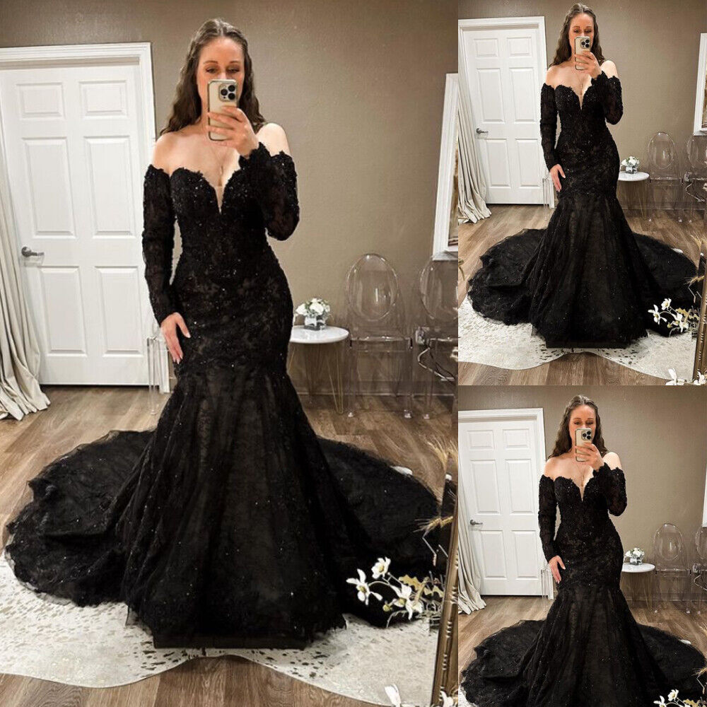 black wedding dress