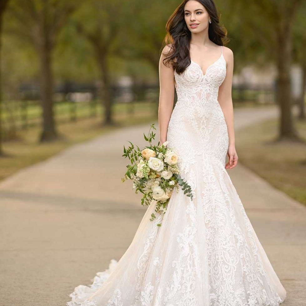 fit and flare wedding dress