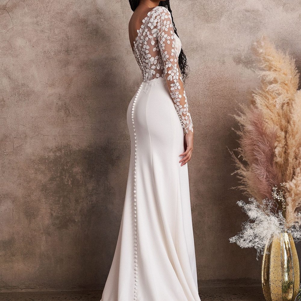 fit and flare wedding dress