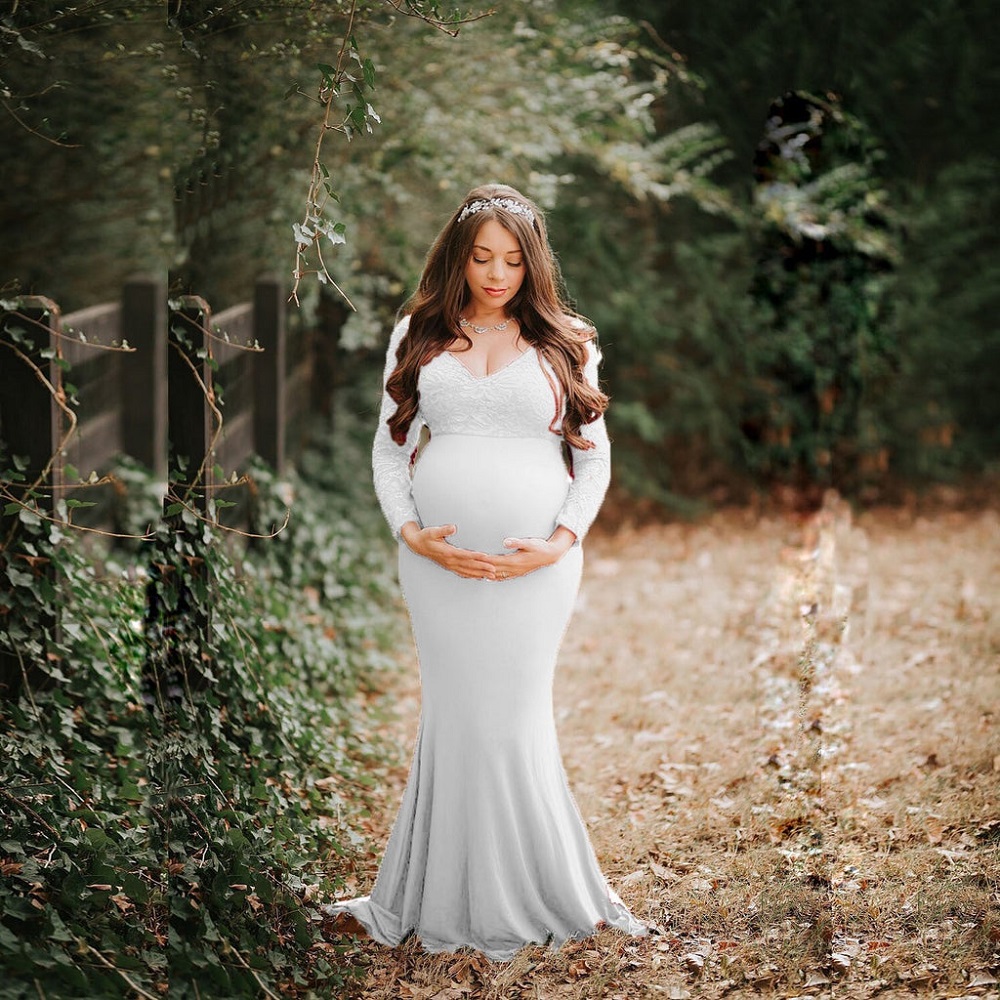 maternity wedding dress