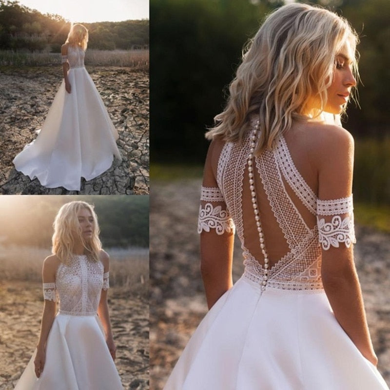 bohemian wedding dress