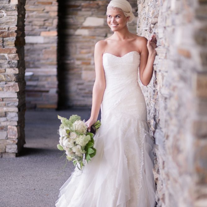 fit and flare wedding dress