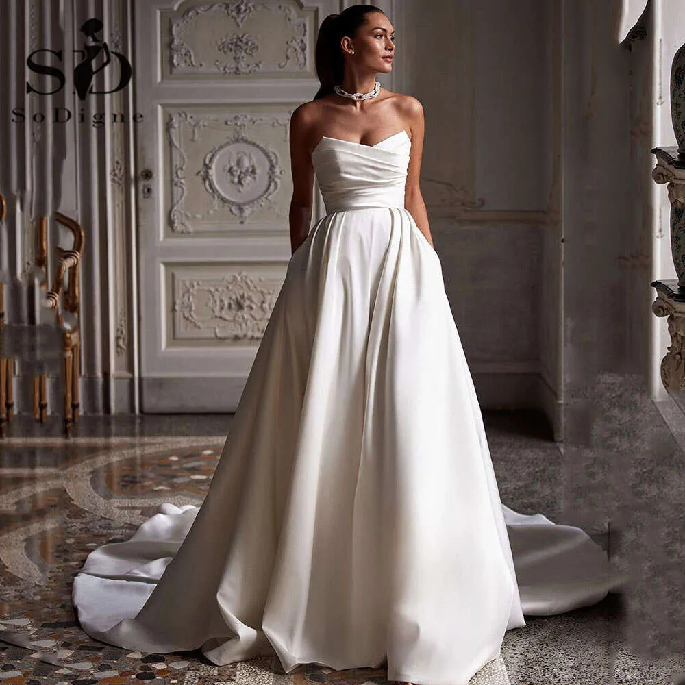 simple wedding dress