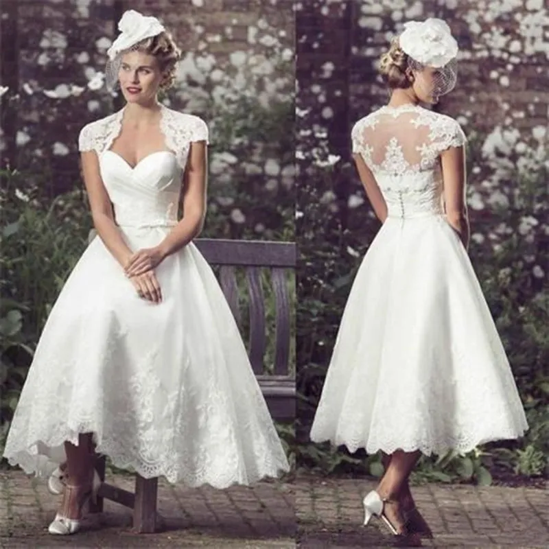 tea length wedding dress