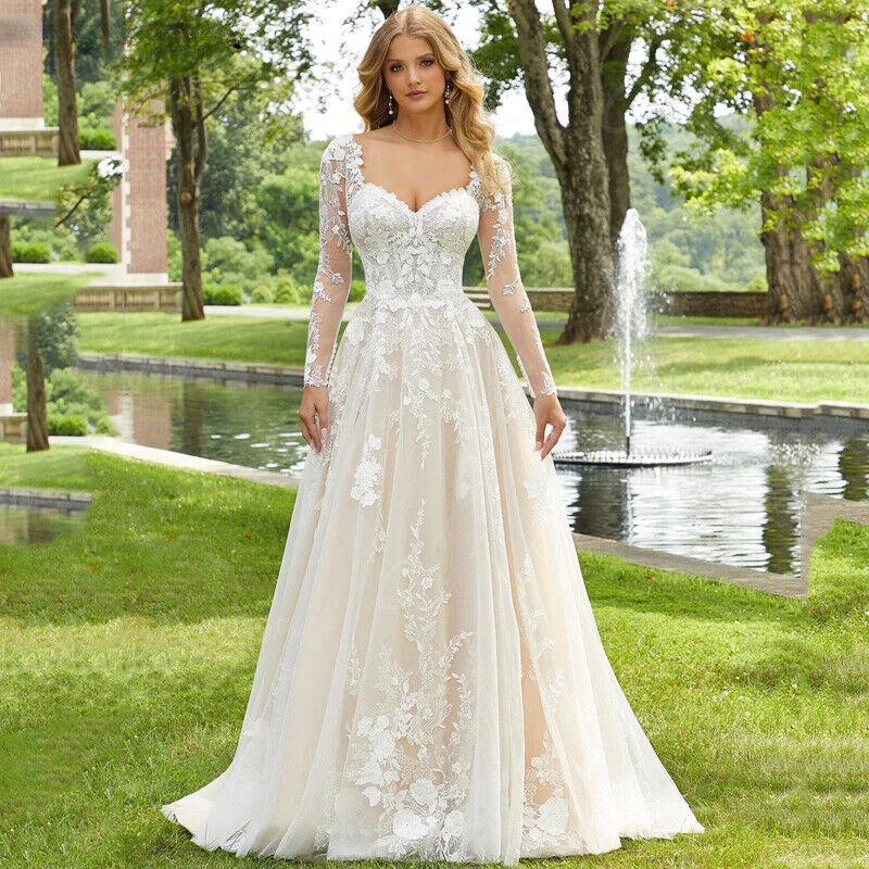 wedding dress with sleeves