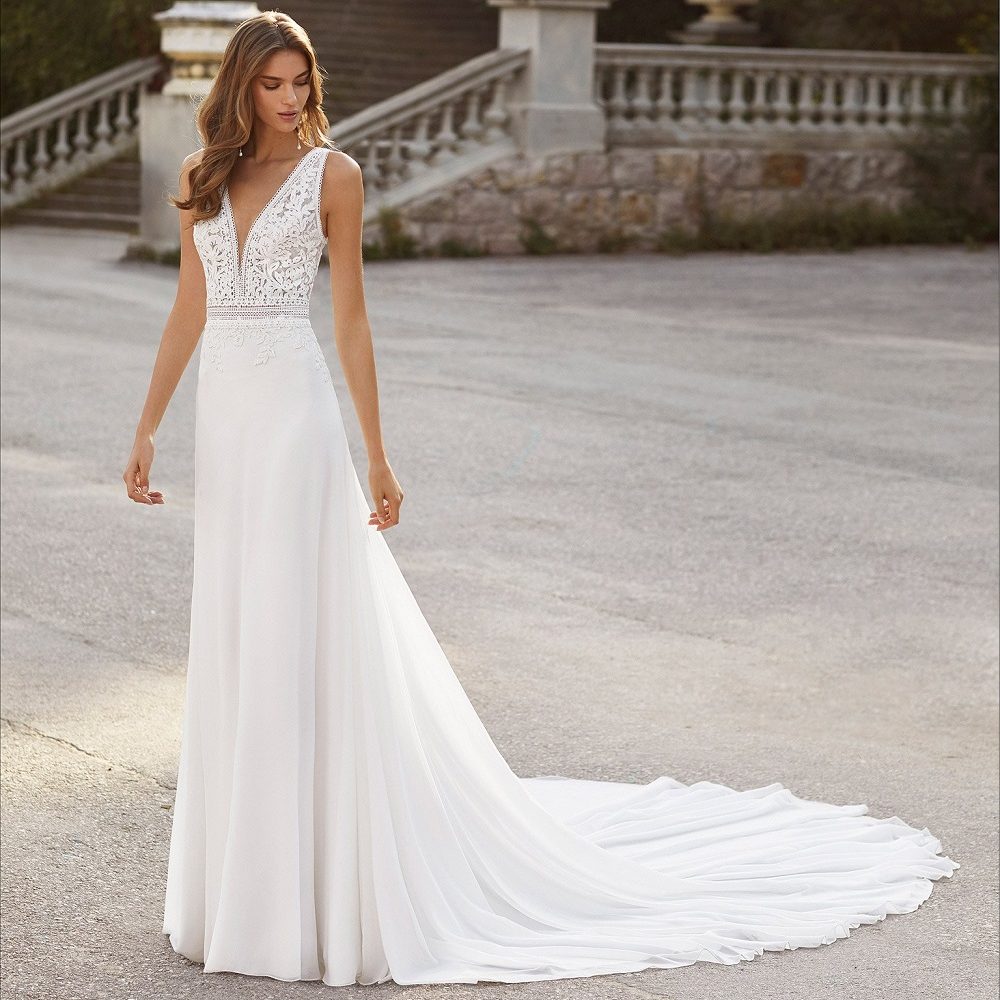 minimalist wedding dress