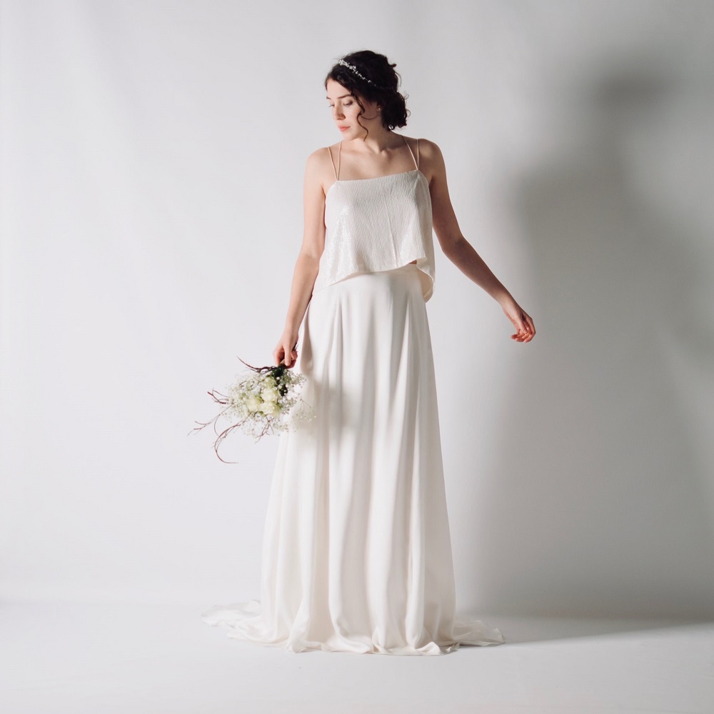 minimalist wedding dress