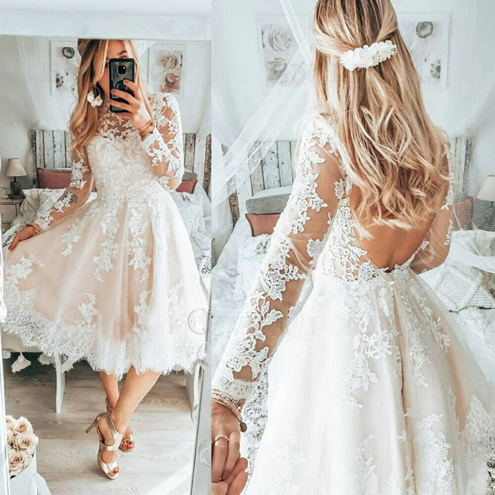 mini wedding dress