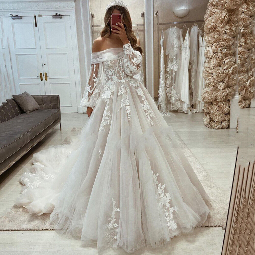 tulle wedding dress