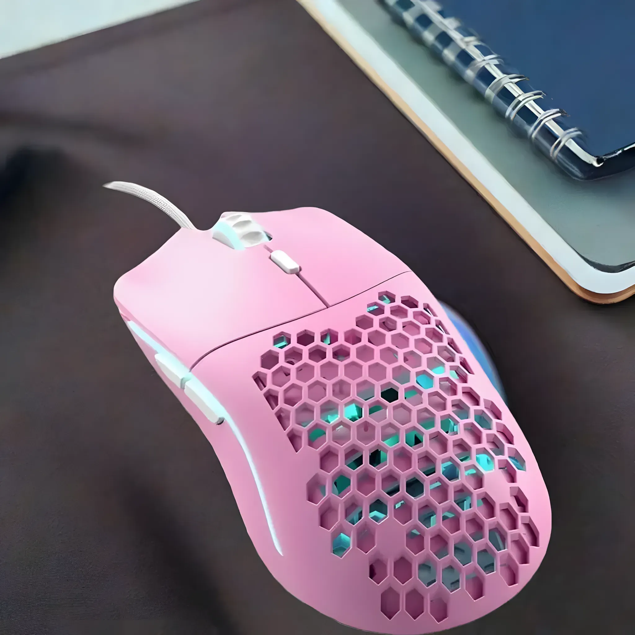 pink gaming mouse